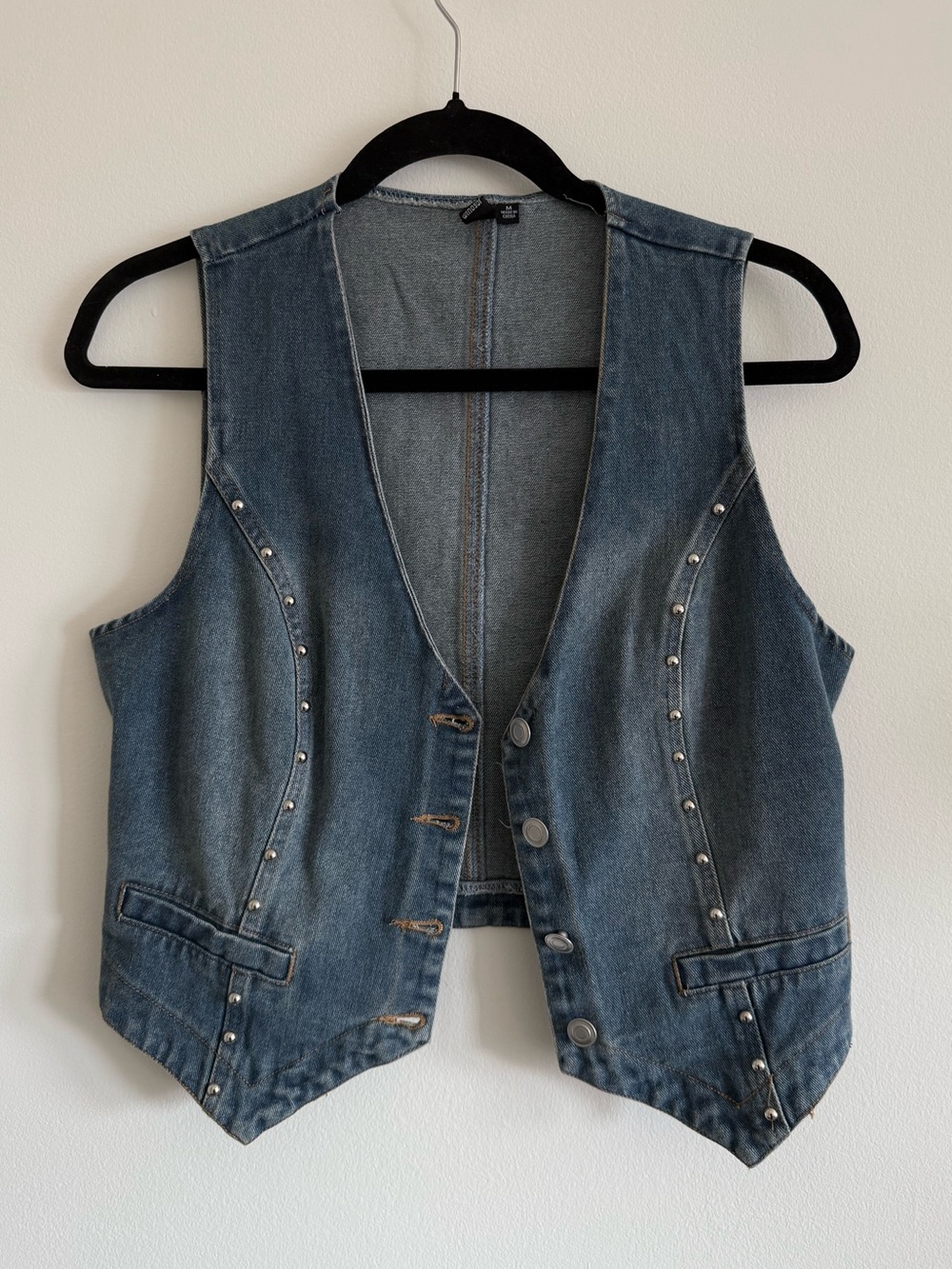 Windsor Blue Denim Studded Vest